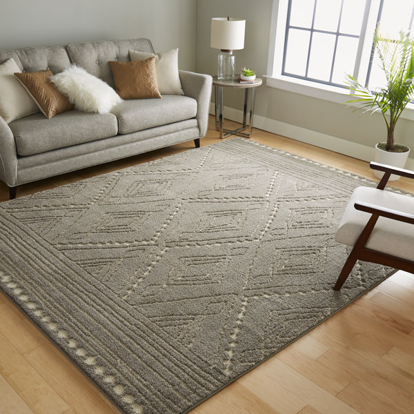 Corrigan Studio® Sullivan Geometric Gray Area Rug & Reviews Wayfair